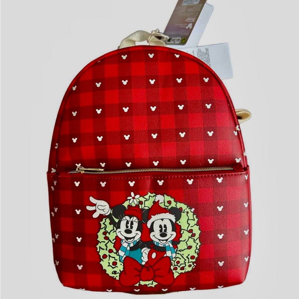 NWT Disney 100 Mickey & Minnie Mouse Holiday Collection 11" Funko Mini Backpack